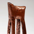 Creatures of the Night Herd (copper). 2013, 10 3/4 (260mm high), copper, clear paint, forged from a single piece of copper pipe, 3lbs. Hogarth Photography.